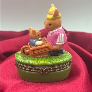Colorful Rabbit Trinket Box